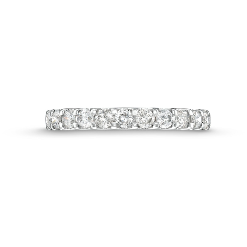 Main Image 4 of 3/4 CT. T.W. Diamond Wedding Band in 10K White Gold