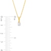 Thumbnail Image 3 of 1/2 CT. T.W. Certified Lab-Grown Diamond Solitaire Pendant and Stud Earrings Set in 14K Gold (F/VS2)
