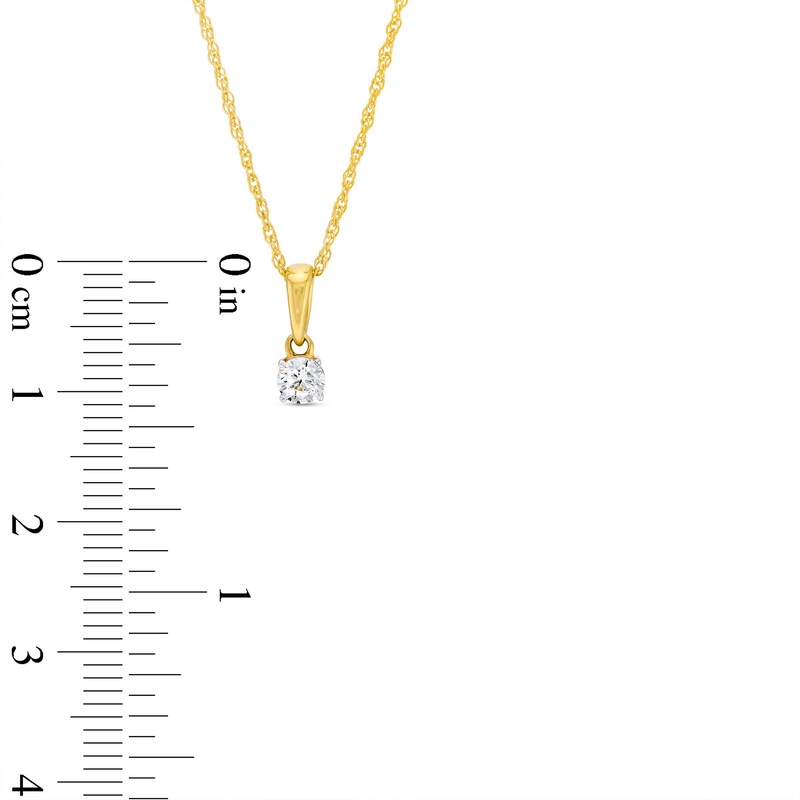 Main Image 3 of 1/2 CT. T.W. Certified Lab-Grown Diamond Solitaire Pendant and Stud Earrings Set in 14K Gold (F/VS2)