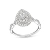 Thumbnail Image 1 of 1/2 CT. T.W. Pear Multi-Diamond Teardrop Frame Ring in 10K White Gold