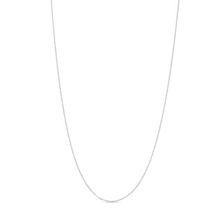 Main Image 1 of 1.5mm Sparkle Chain Necklace in Solid 14K White Gold - 18"