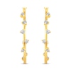 Thumbnail Image 2 of 1-1/2 CT. T.W. Diamond Bubbles Inside-Out Hoop Earrings in 14K Gold