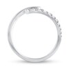 Thumbnail Image 3 of 1/4 CT. T.W. Diamond Open Bypass Shank Ring in 14K White Gold