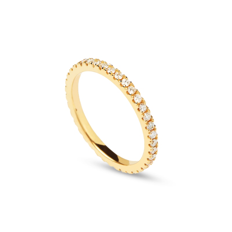 Main Image 1 of PDPAOLA™ at Zales 1/2 CT. T.W. Lab-Grown Diamond Eternity Band in 18K Gold - Size 6.75