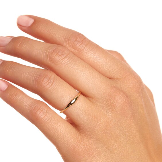 PDPAOLAâ¢ at Zales Rounded Center Band in 18K Gold