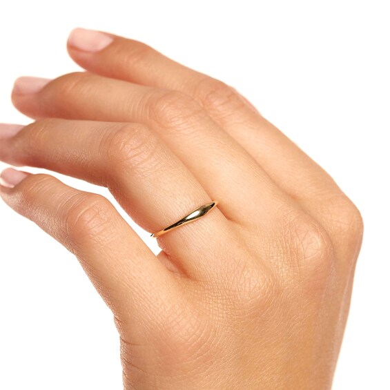 PDPAOLAâ¢ at Zales Rounded Center Band in 18K Gold