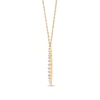 Thumbnail Image 4 of PDPAOLA™ at Zales 1/6 CT. T.W. Lab-Grown Diamond Marquise Dangle Necklace in 18K Gold - 19.5"