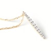 Thumbnail Image 5 of PDPAOLA™ at Zales 1/6 CT. T.W. Lab-Grown Diamond Marquise Dangle Necklace in 18K Gold - 19.5"