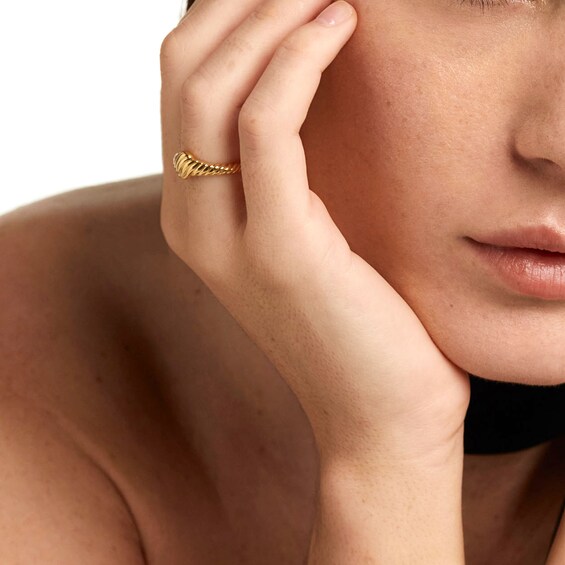 PDPAOLAâ¢ at Zales Ribbed Ring in 18K Gold