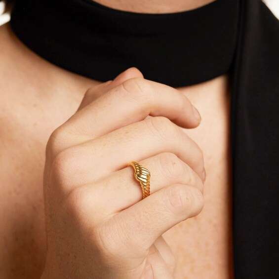 PDPAOLAâ¢ at Zales Ribbed Ring in 18K Gold