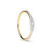 Thumbnail Image 4 of PDPAOLA™ at Zales 1/6 CT. T.W. Lab-Grown Diamond Elongated Evil Eye Ring in 18K Gold - Size 7