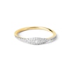 Thumbnail Image 5 of PDPAOLA™ at Zales 1/6 CT. T.W. Lab-Grown Diamond Elongated Evil Eye Ring in 18K Gold - Size 7