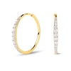 Thumbnail Image 4 of PDPAOLA™ at Zales 1/3 CT. T.W. Lab-Created Diamond Hoop Earrings in  18K Gold