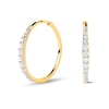 Thumbnail Image 4 of PDPAOLA™ at Zales 1/3 CT. T.W. Lab-Created Diamond Hoop Earrings in 18K Gold