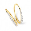 Thumbnail Image 5 of PDPAOLA™ at Zales 1/3 CT. T.W. Lab-Created Diamond Hoop Earrings in  18K Gold