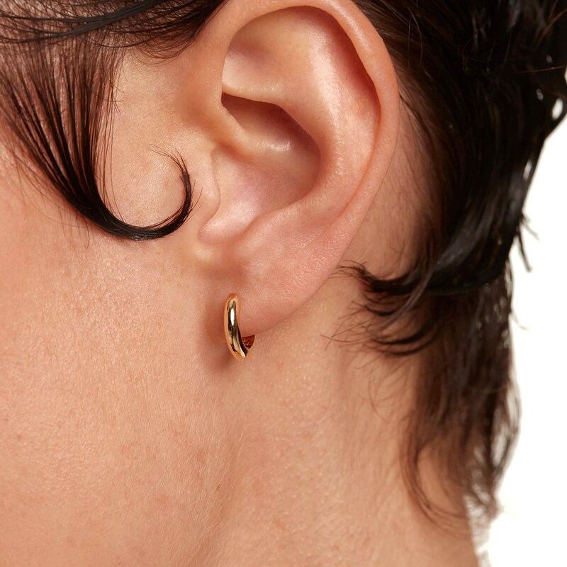 Main Image 3 of PDPAOLA™ at Zales 12.0mm Hoop Earrings in 18K Gold