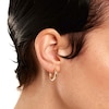 Thumbnail Image 4 of PDPAOLA™ at Zales 2.45mm Huggie Hoop Earrings in 18K Gold