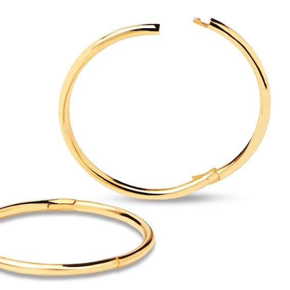 PDPAOLAâ¢ at Zales Endless 18.0mm Hoop Earrings in 18K Gold