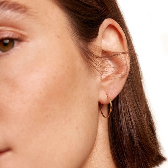 PDPAOLAâ¢ at Zales Endless 18.0mm Hoop Earrings in 18K Gold
