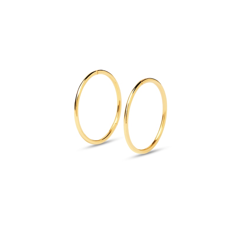 PDPAOLA™ at Zales Endless 12.0mm Hoop Earrings in 18K Gold | Zales
