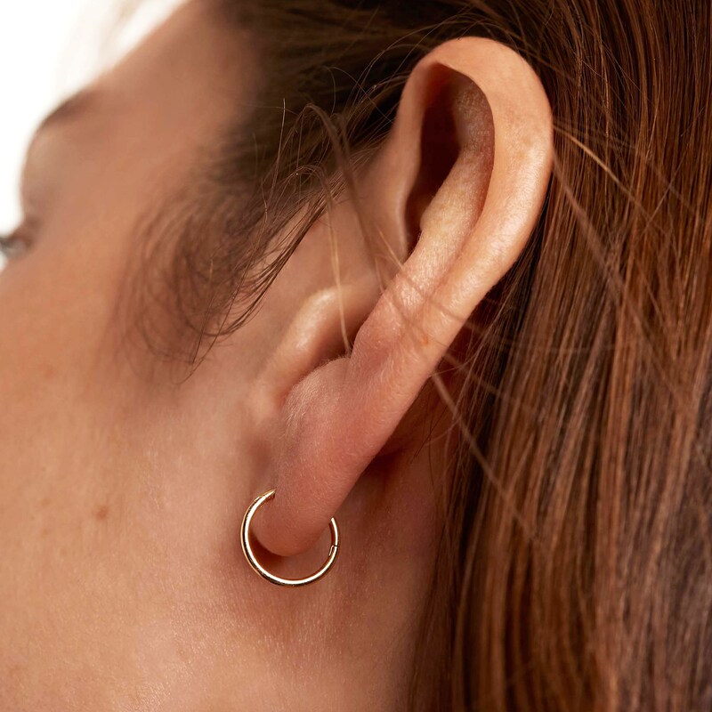 Main Image 2 of PDPAOLA™ at Zales Endless 12.0mm Hoop Earrings in 18K Gold