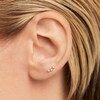 Thumbnail Image 2 of PDPAOLA™ at Zales Lab-Grown Diamond Accent Trio Single Stud Earring in 18K Gold