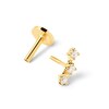 Thumbnail Image 4 of PDPAOLA™ at Zales Lab-Grown Diamond Accent Trio Single Stud Earring in 18K Gold