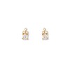 Thumbnail Image 5 of PDPAOLA™ at Zales 1/15 CT. T.W. Lab-Grown Diamond Tri-Top Single Stud Earring in 18K Gold