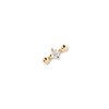 Thumbnail Image 1 of PDPAOLA™ at Zales 1/20 CT. Lab-Grown Diamond Solitaire Double Ball Single Stud Earring in 18K Gold