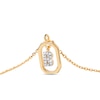Thumbnail Image 4 of PDPAOLA™ at Zales Lab-Grown Diamond Accent Letter "B" Initial Pendant in 18K Gold