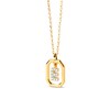 Thumbnail Image 1 of PDPAOLA™ at Zales Lab-Grown Diamond Accent Letter "E" Initial Pendant in 18K Gold