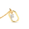 Thumbnail Image 3 of PDPAOLA™ at Zales Lab-Grown Diamond Accent Letter "F" Initial Pendant in 18K Gold