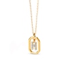 Thumbnail Image 1 of PDPAOLA™ at Zales Lab-Grown Diamond Accent Letter "H" Initial Pendant in 18K Gold