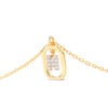 Thumbnail Image 3 of PDPAOLA™ at Zales Lab-Grown Diamond Accent Letter "N" Initial Pendant in 18K Gold
