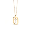 Thumbnail Image 1 of PDPAOLA™ at Zales Lab-Grown Diamond Accent Letter "T" Initial Pendant in 18K Gold