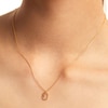Thumbnail Image 3 of PDPAOLA™ at Zales Lab-Grown Diamond Accent Letter "V" Initial Pendant in 18K Gold