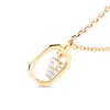 Thumbnail Image 4 of PDPAOLA™ at Zales Lab-Grown Diamond Accent Letter "V" Initial Pendant in 18K Gold