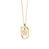 Thumbnail Image 1 of PDPAOLA™ at Zales Lab-Grown Diamond Accent Letter "W" Initial Pendant in 18K Gold