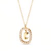 Thumbnail Image 1 of PDPAOLA™ at Zales 1/3 CT. T.W. Lab-Grown Diamond "C" Initial Pendant in 18K Gold - 19.5"