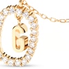 Thumbnail Image 3 of PDPAOLA™ at Zales 1/3 CT. T.W. Lab-Created Diamond "G" Initial Pendant in 18K Gold - 19.5"