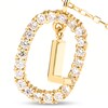 Thumbnail Image 5 of PDPAOLA™ at Zales 1/3 CT. T.W. Lab-Grown Diamond "L" Initial Pendant in 18K Gold - 19.5"