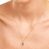 Thumbnail Image 3 of PDPAOLA™ at Zales 1/3 CT. T.W. Lab-Grown Diamond "N" Initial Pendant in 18K Gold - 19.5"