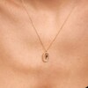 Thumbnail Image 4 of PDPAOLA™ at Zales 1/3 CT. T.W. Lab-Grown Diamond "P" Initial Pendant in 18K Gold - 19.5"