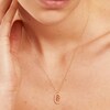 Thumbnail Image 3 of PDPAOLA™ at Zales 1/3 CT. T.W. Lab-Grown Diamond "R" Initial Pendant in 18K Gold - 19.5"