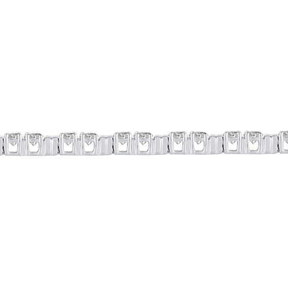 4 CT. T.w. Diamond Duos Station Bracelet in 10K White Gold