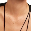 Thumbnail Image 4 of PDPAOLA™ at Zales 1/10 CT. T.W. Lab-Grown Diamond Duo Necklace in 18K Gold - 19.5"