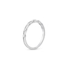 Thumbnail Image 3 of 1/4 CT. T.W. Diamond Line Seven Stone Station Band in 14K White Gold