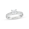 1-1/2 CT. T.w. Princess-Cut Diamond Channel Engagement Ring in 14K White Gold (I/I2)