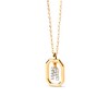 Thumbnail Image 1 of PDPAOLA™ at Zales Lab-Grown Diamond Accent Letter "R" Initial Pendant in 18K Gold