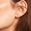 Thumbnail Image 5 of PDPAOLA™ at Zales 1/5 CT. T.W. Lab-Grown Diamond Duo Mismatch Drop and Stud Earrings in 18K Gold